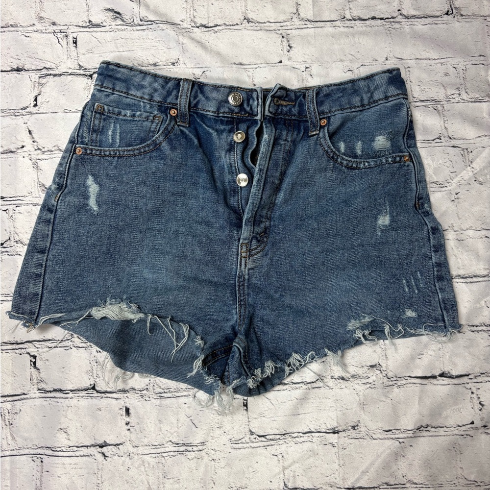 Denim Distressed Women's Shorts